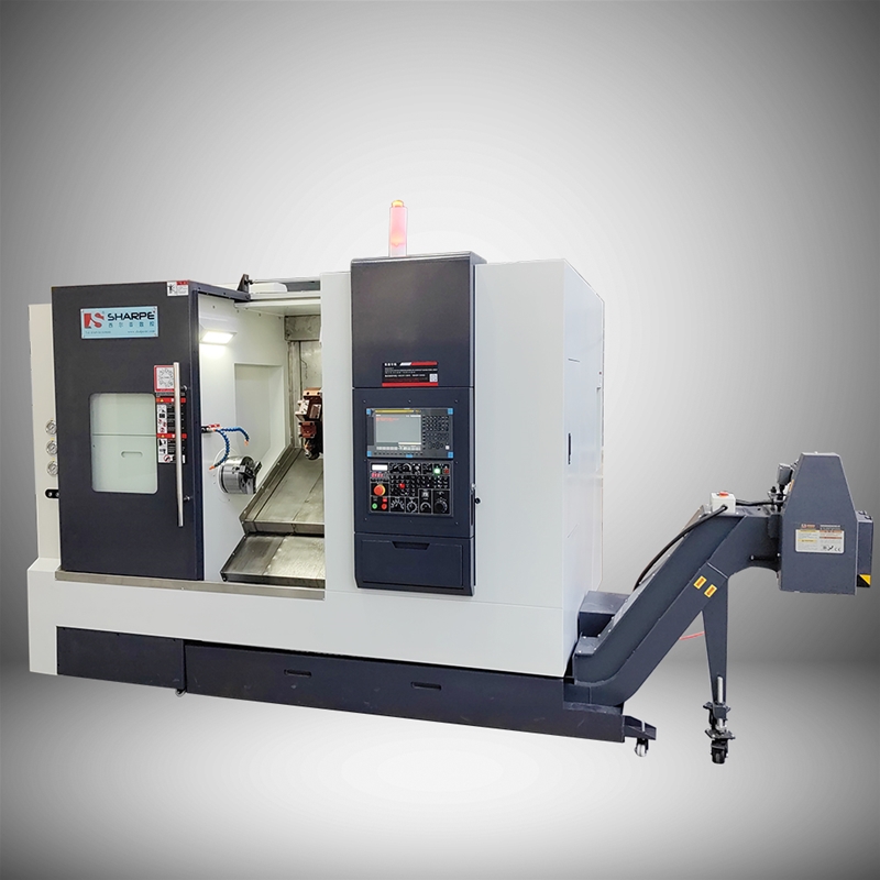 高(gāo)剛性車(che)銑複合(he)SCK5075 數控車(chē)床