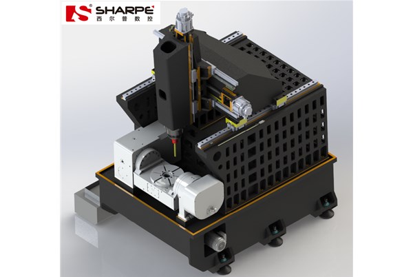 簡析(xī)立式五軸(zhóu)加工中心(xin)的兩種回(huí)轉軸方式(shì)